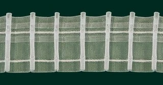 Řasící páska 8 cm transparentní