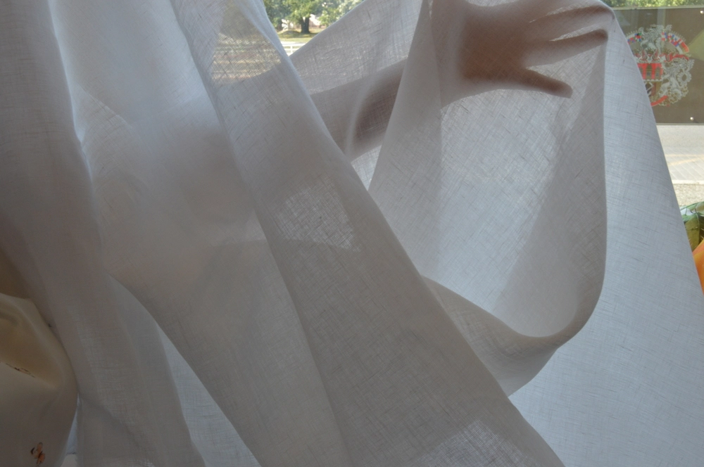 Len Eco poloprůhledný (linen curtains)