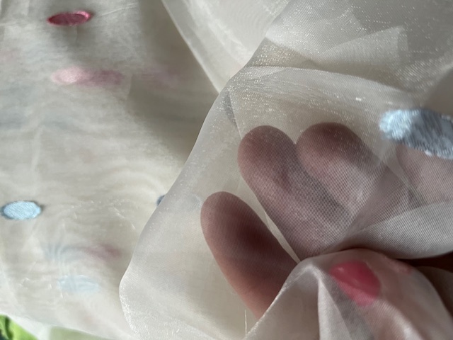 Záclonová látka Semiorganza
