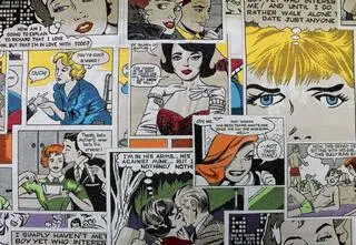 Potahová a dekorační látka Komiksy