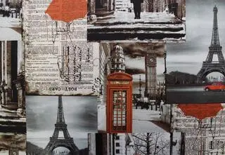 Potahová látka Paris- London snová