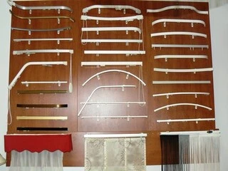 Kolejnice, Alu profily, pojezdy na závěsy a záclony