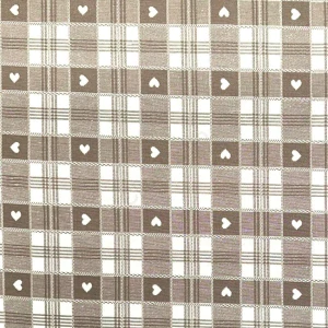 Skotská kostka se srdíčkem