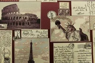 Dekorační a potahová látka Svět