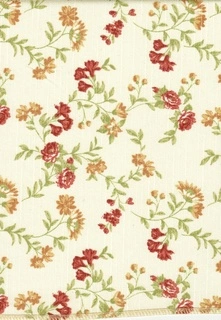 Dekorační látka Květinová