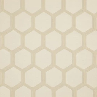 Látka s retro/artdecovým vzorem Hexagon