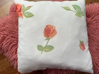 Polštářový povlak Růže 45x45 cm na zip