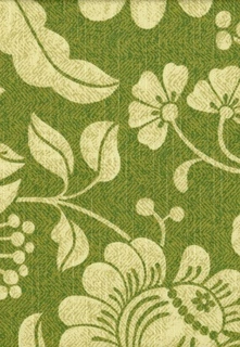 Dekorační látka - vzor netradičních květin