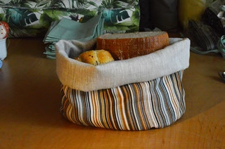 Miska, obal, vak, pytlík na chléb a pečivo ze lnu