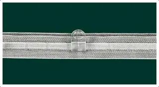 Páska s tunýlkem pro výztužné laminátové tyčky k římské roletě