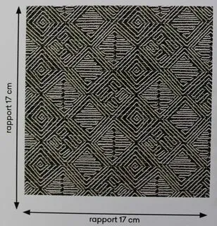 Potahová látka geometrické linie