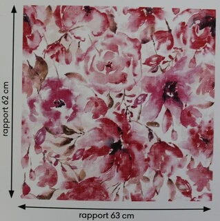 Moderní látka s květy