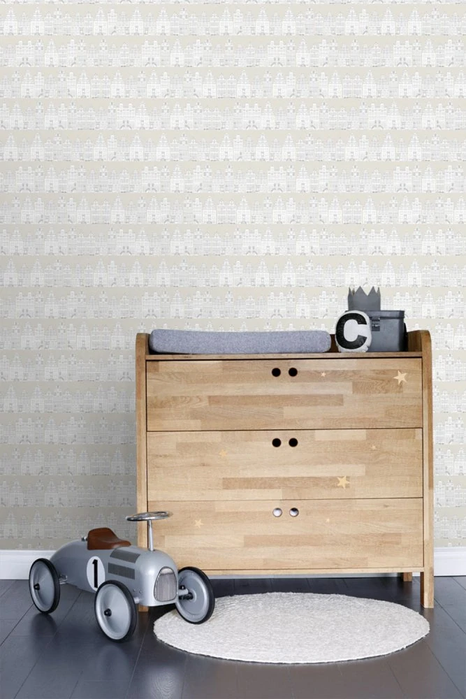 Tapeta s domky Amsterdam