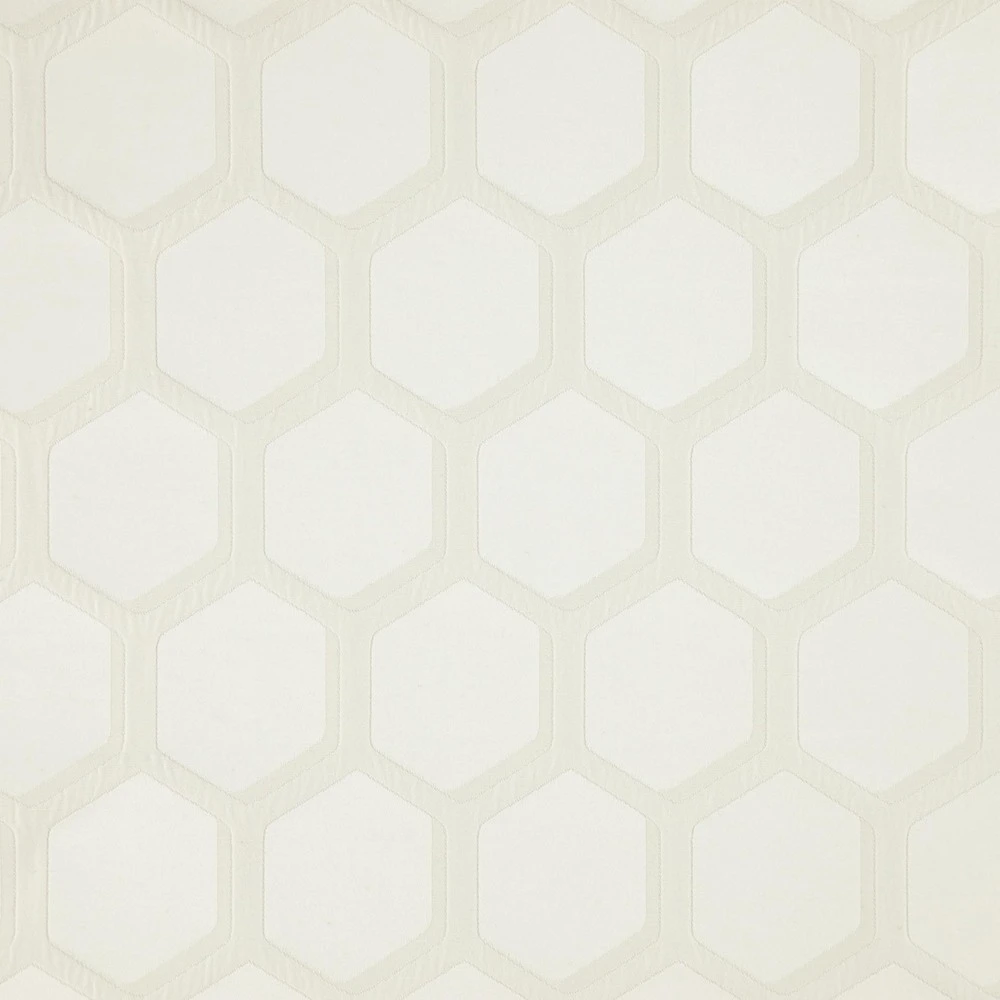 Látka s retro/artdecovým vzorem Hexagon