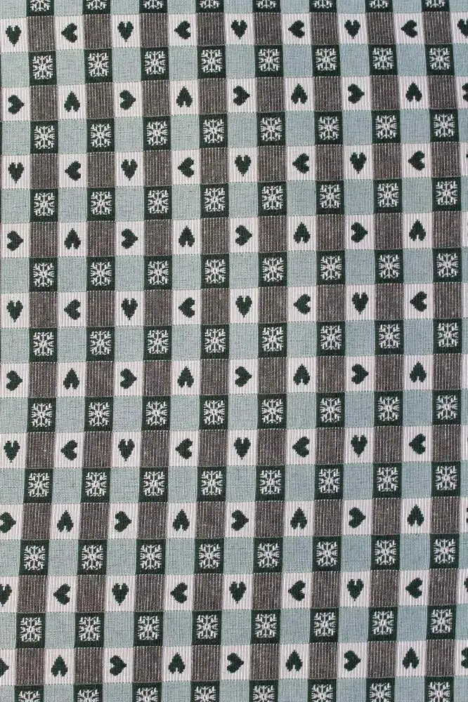 Dekorační látka červená se srdíčky