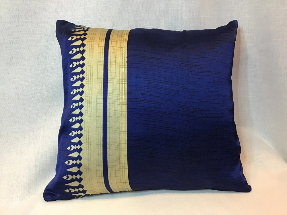 Hedvábí - povlak na polštář 40 x 40 cm s bordurou