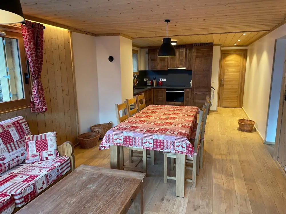 Dekorační látka skandinávského stylu s jeleny 