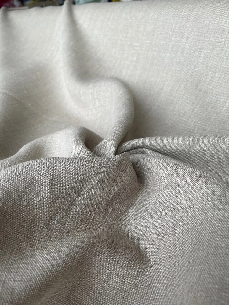 Látka šíře 150 cm Len režný Natural 