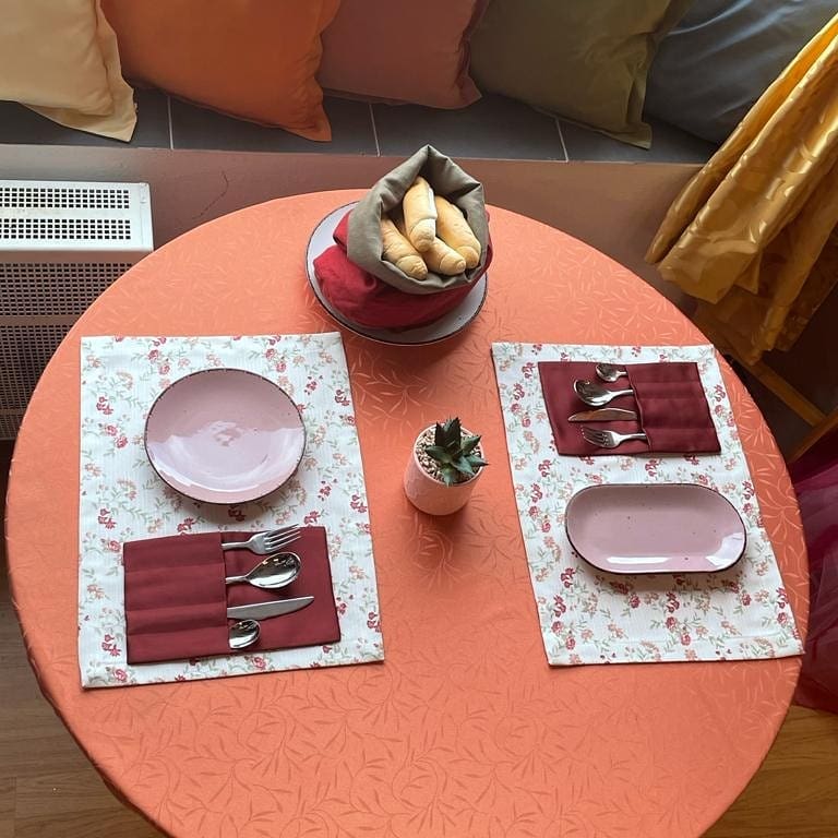 Dekorační látka Květinová