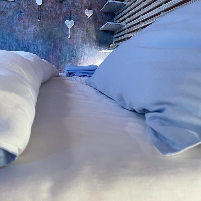 Ložní prádlo, souprava ze lnu v prané úpravě 100% LEN 